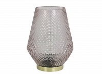 Настольная лампа TOVI LED диам.21x26 см, стекло, светло-розовый