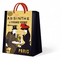 Подарочный пакет Absinthe, 25х20х10см