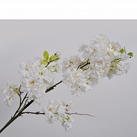Гілка цвіту біла 112 см