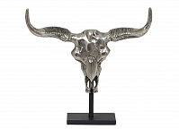 Статуэтка SKULL buffalo 57x12x54 см  черный никель