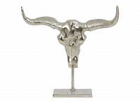 Статуетка SKULL buffalo 57x12x54см, нікель