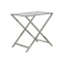 Столик 60x40xH60 см, металл+стекло