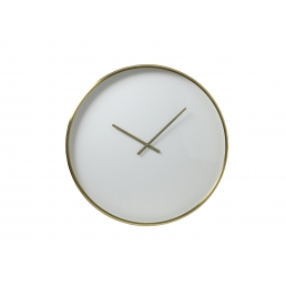 Часы SEPONI диам.61 см  белый, матовая бронза