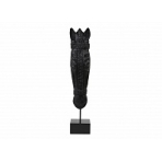 Статуетка HORSE 12x11x61 см, дерево, чорний