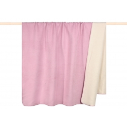 Плед HOBART  150 x 200, рожевий, 65 % бавовна 35 % поліакрил
