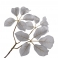 Гілка з листям білим 42 см